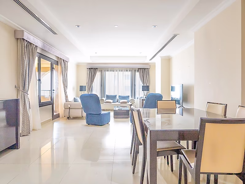 QATAR COOL INCLUDED | 1BR+OFFICE APARTMENT | THE PEARL - Photo 1