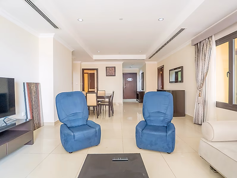 QATAR COOL INCLUDED | 1BR+OFFICE APARTMENT | THE PEARL - Photo 4