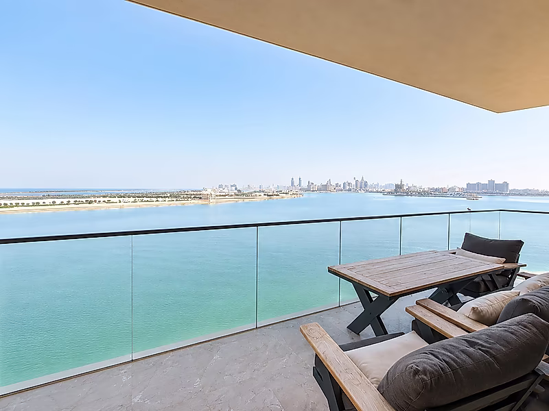 Rare Resale 3BR + Maid Direct Sea View | Fully Furnished - Photo 1