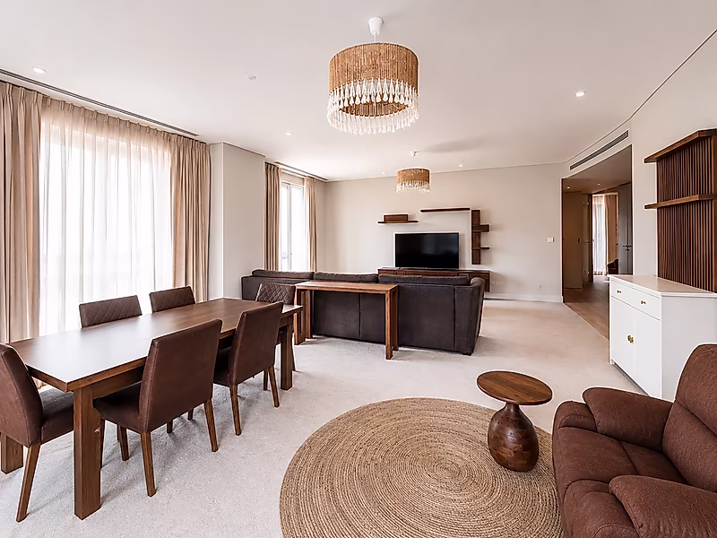 Rare Resale 3BR + Maid Direct Sea View | Fully Furnished - Photo 4