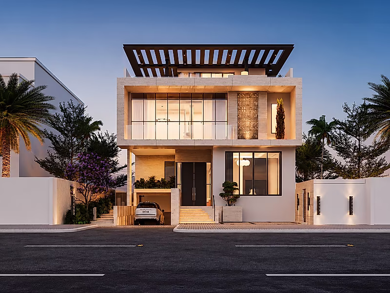 LUXURY CORNER VILLA | QETAIFAN NORTH | 5 BEDROOMS | BASEMENT | HANDOVER IN 4 MONTHS - Photo 1