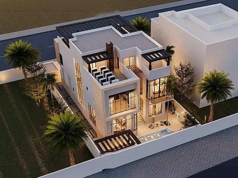LUXURY CORNER VILLA | QETAIFAN NORTH | 5 BEDROOMS | BASEMENT | HANDOVER IN 4 MONTHS - Photo 4
