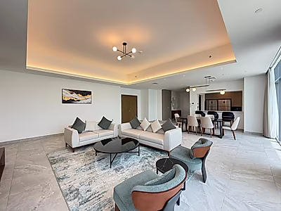 Amazing 4+Maid Penthouse | Fully Furnished | Bills Included | Sea View | Private Terrace