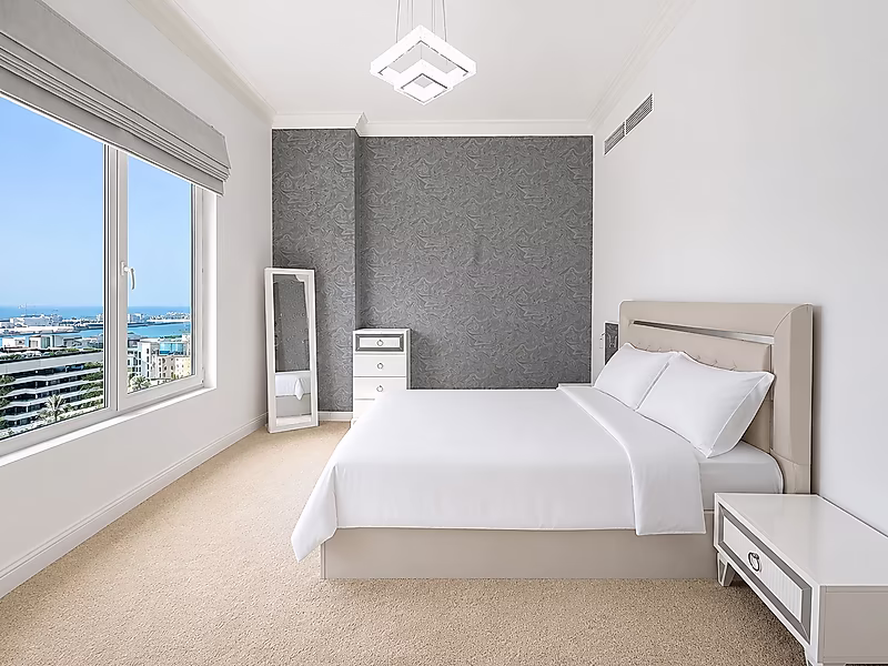 Rare 3-Bedroom + Maid | Huge Layout | High Floor | Fully Furnished | Exclusive Opportunity in Porto Arabia - Photo 6
