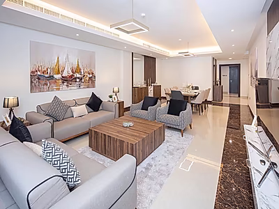 Opulent 3BR Sanctuary | Elegant Interiors