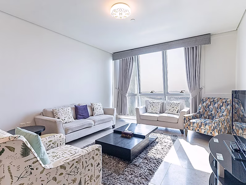 طابق مرتفع | مفروشة 2 سرير | سند ملكية ل بيرل - Photo 1