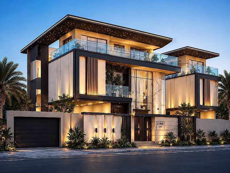 Luxury 5BR+Maid Villa with Private Pool & Penthouse | Standalone Villas, Huzoom | Unfurnished | Off-Plan - Photo 1