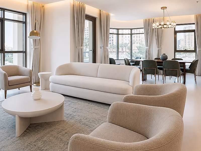 Branded Luxury Duplex Residence | Hilton Doha The Pearl | The Pearl-Qatar - Photo 2