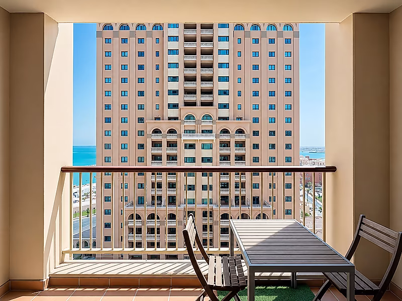 1BR PLUS OFFICE FURNISHED WITH BALCONY PORTO ARABIA - Photo 9