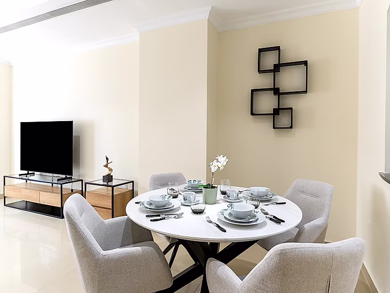 A Short Stay Fully Equipped 1-Bedroom in Porto Arabia - Photo 5