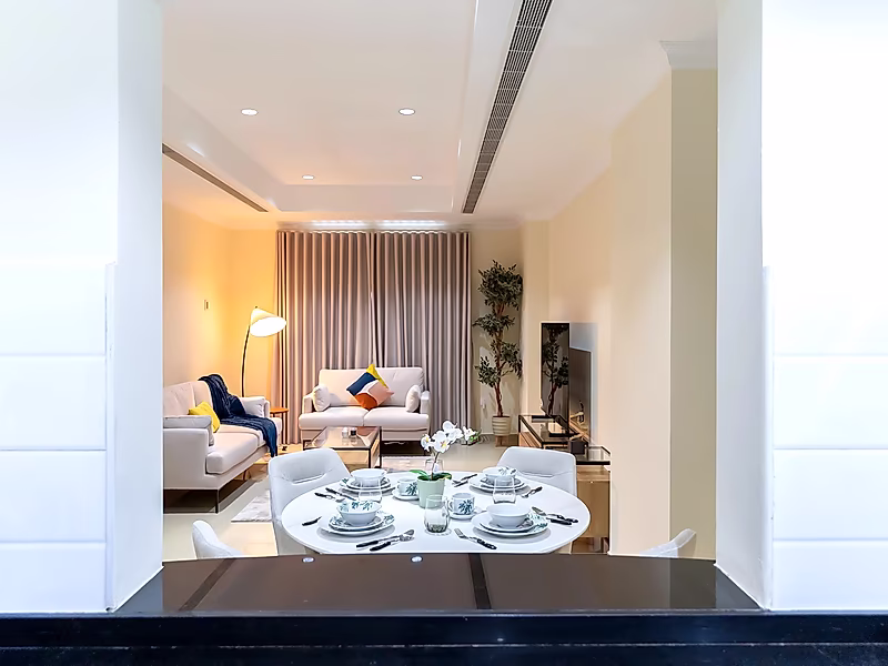 A Short Stay Fully Equipped 1-Bedroom in Porto Arabia - Photo 15