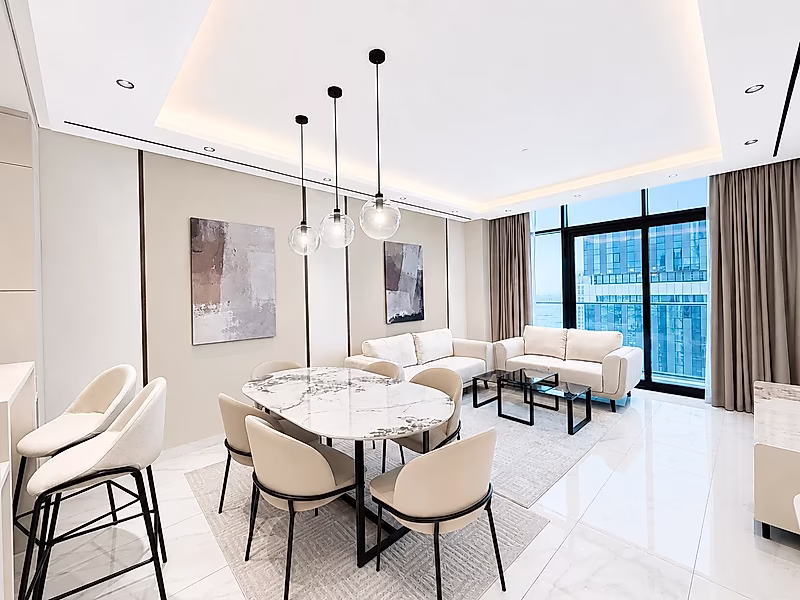 PREMIUM FURNISHED 2BR + SPACIOUS MAID’S ROOM | LUSAIL | ALL-EXCLUDED - Photo 6