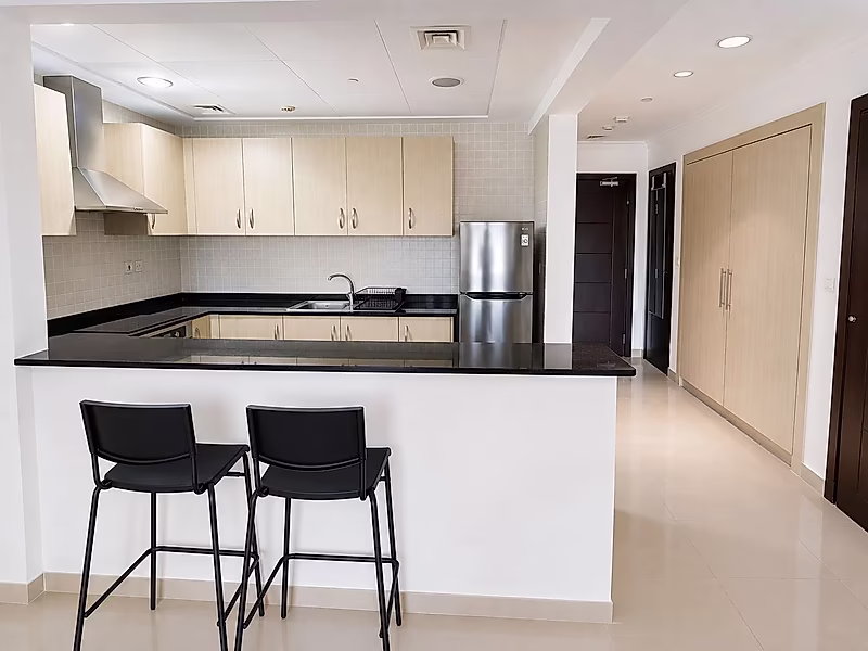 استوديو واسع مع شرفة للبيع في بورتو أرابيا – اللؤلؤة - Photo 2