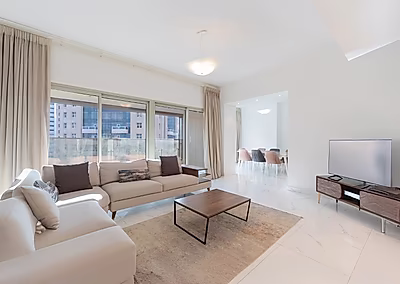 BRIGHT 3BR+MAID HIGH FLOOR IN WEST BAY