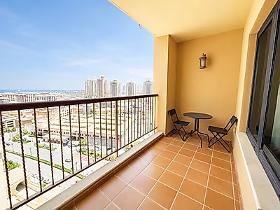 SEA VIEW 1BR READY TO RENT IN PORTO ARABIA