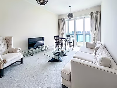 FURNISHED 1BR SEA VIEW CHALET IN VIVA BAHRIYA
