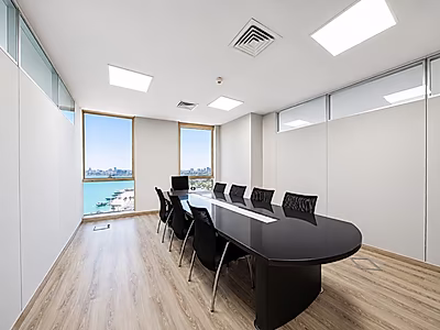 Command the Entire Floor | 638 SQM of Premium Office Space | Fully Furnished | West Bay