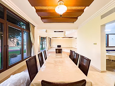 FAMILY COMPOUND | 5BR+MAID VILLA | SEMI-FURNISHED
