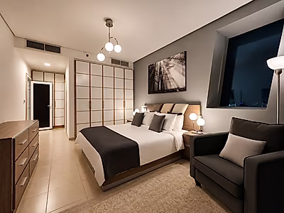 Luxury 2+Maid Apartment for Sale | High Floor | Panoramic Sea, Pearl & Lusail Views | Zig Zag Towers