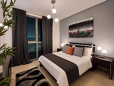 Luxury 2+Maid Apartment for Sale | High Floor | Panoramic Sea, Pearl & Lusail Views | Zig Zag Towers