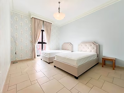 3BR APARTMENT IN QANAT QUARTIER | BEACH ACCESS