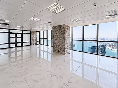Premium Sea View Office | 129 SQM | West Bay