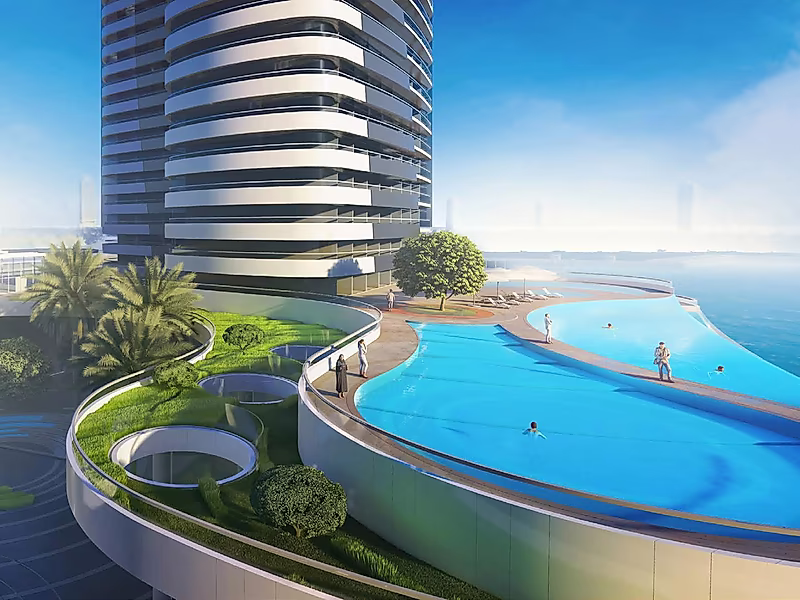 2 Bedroom | High Floor | Panoramic Sea View | Qetaifan View | La Mer Lusail - Photo 3