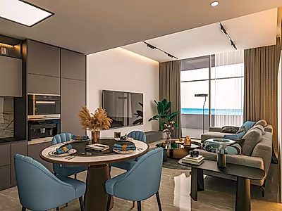 2 Bedroom | High Floor | Panoramic Sea View | Qetaifan View | La Mer Lusail