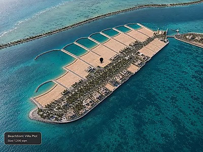 PRESTIGIOUS COASTAL PLOT WITH PRIVATE BEACHFRONT PRIVILEGES