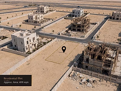 أرض سكنية للبيع خلفها حديقة | 400 متر | حزوم لوسيل المرحلة الأولى | تملك حر