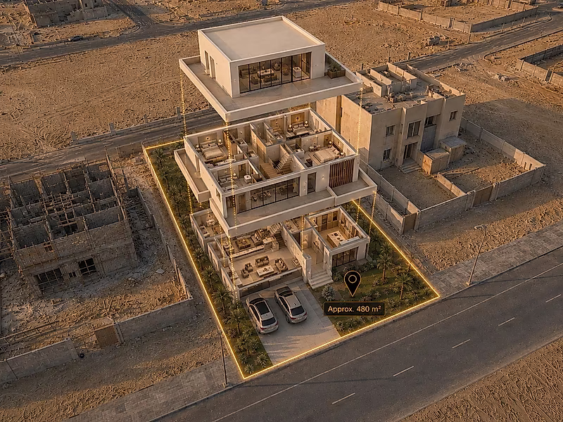 Premium 480 SQM Freehold Villa Plot for Sale | Huzoom, Lusail - Photo 1