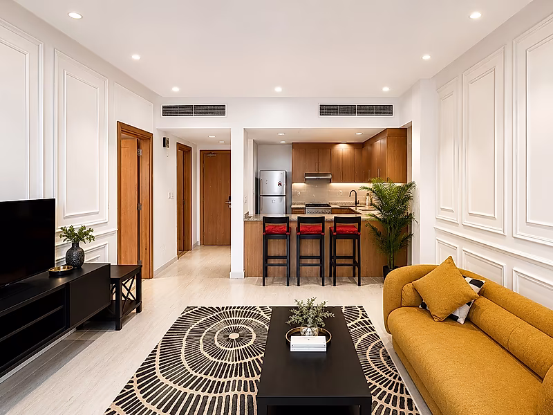 ELEGANT 1 BHK APARTMENT | FULLY FURNISHED | FOX HILLS | TITLE DEED - Photo 4