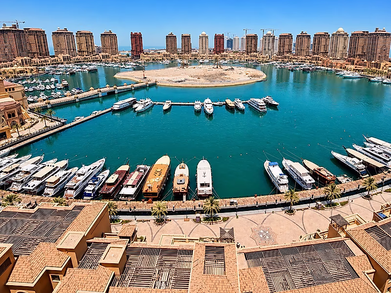 شقة فاخرة من غرفتي نوم بإطلالة على المارينا – برج بورتو أرابيا 4، اللؤلؤة – قطر - Photo 8