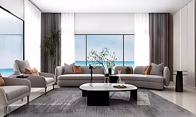 LUXURY 3BR + MAID VILLA | PRIVATE BEACH ACCESS | 5-YEAR PAYMENT PLAN | QETAIFAN ISLAND NORTH