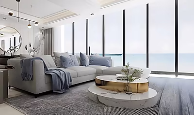 LUXURY 3BR + MAID VILLA | PRIVATE BEACH ACCESS | 5-YEAR PAYMENT PLAN | QETAIFAN ISLAND NORTH