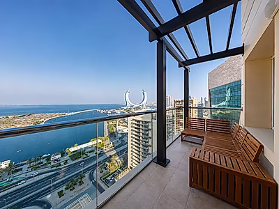 Spacious 2-Bedroom Apartment with Panoramic Sea Views | 158 SQM | Lusail Marina