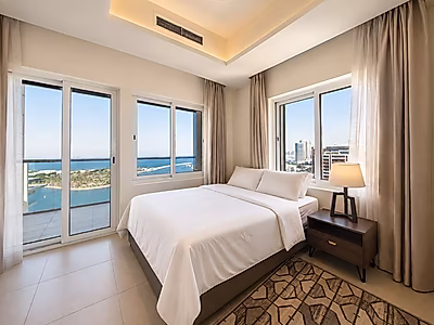 Spacious 2-Bedroom Apartment with Panoramic Sea Views | 158 SQM | Lusail Marina