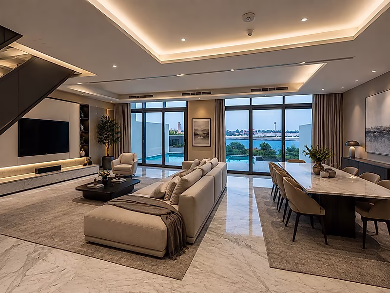 Luxury Sea View Townhouse | Lusail - Photo 5