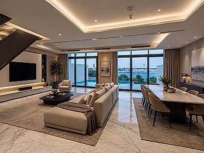 Luxury Sea View Townhouse | Lusail