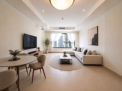 SPACIOUS 1-BEDROOM | 135 SQM | DOUBLE-SIDED SEA & MARINA VIEWS | PORTO ARABIA