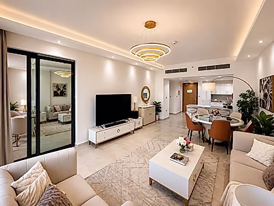 Fully Furnished 1BR | 1 Min from Place Vendôme | Ready Title Deed