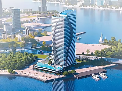 Luxury 1BR with Full Sea View | Only QAR 15K/Month