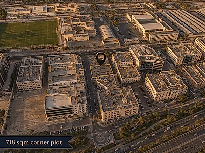 718sqm Corner Plot | Mixed-Use Tower | Old Hitmi