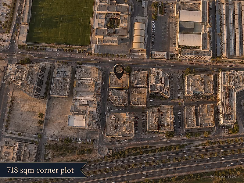 718sqm Corner Plot | Mixed-Use Tower | Old Hitmi - Photo 6