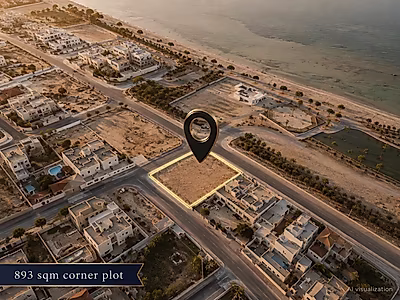 Corner Plot Just 150m from the Beach in Simaisma