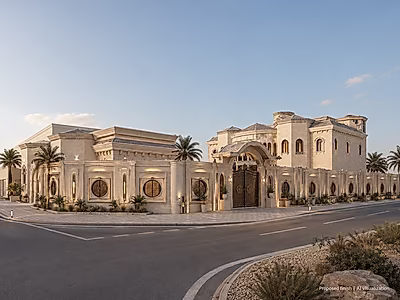 Luxury Castle-Style Residence With Elevator in Ain Khaled – QAR 20M