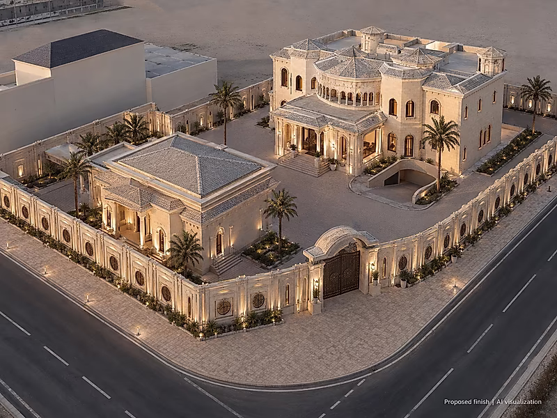 Luxury Castle-Style Residence With Elevator in Ain Khaled – QAR 20M - Photo 3
