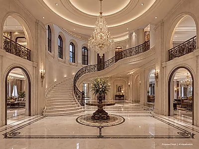 Luxury Castle-Style Residence With Elevator in Ain Khaled – QAR 20M