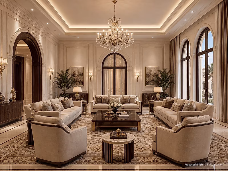 Luxury Castle-Style Residence With Elevator in Ain Khaled – QAR 20M - Photo 5