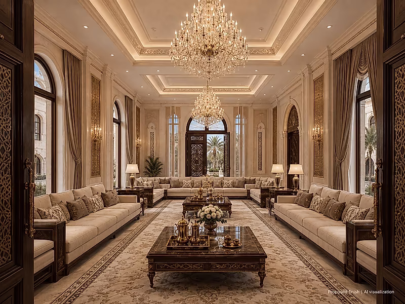 Luxury Castle-Style Residence With Elevator in Ain Khaled – QAR 20M - Photo 8